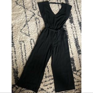 A New Day Wide Leg Black Jumpsuit